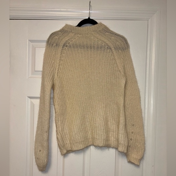 Sézane Dwee Jumper Ecru La Maille Sézane Sweater Size M - Picture 5 of 9